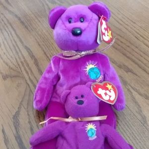 Millennium beanie baby set